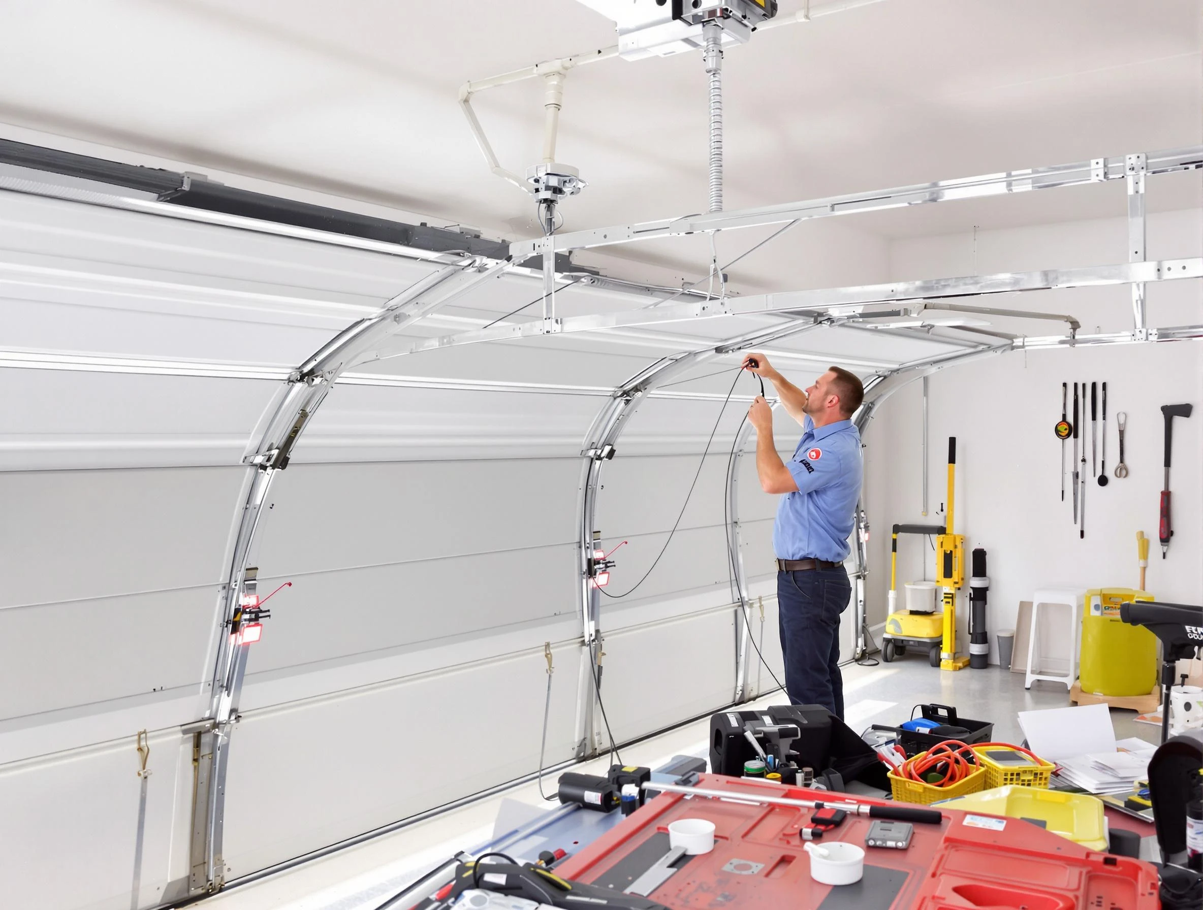 Garage door cable repair service by Queen Creek Garage Door Repair in Queen Creek